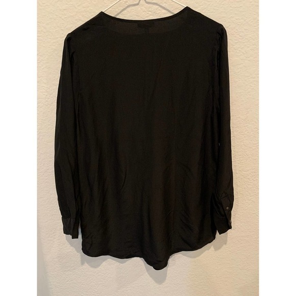 Joie Black Silk Marlo Blouse (S) - Picture 6 of 7